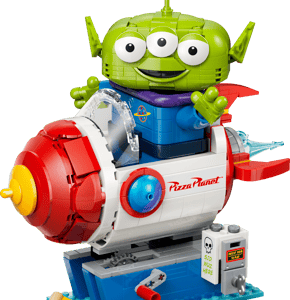 Extraterrestre com Foguetão do Pizza Planet